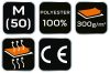 NEO TOOLS Polár Munkavédelmi kabát, sötétszürke, M 81-503-M