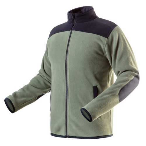 NEO TOOLS Polár Munkavédelmi kabát, oliva, CAMO, 100% poliészter, 300g/m2, XL 81-505-XL