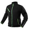 NEO TOOLS Polár Munkavédelmi kabát, PREMIUM, fekete, cordura megerősítésekkel, 300g/m2, L 81-507-L