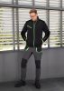 NEO TOOLS Polár Munkavédelmi kabát, PREMIUM, fekete, cordura megerősítésekkel, 300g/m2, L 81-507-L
