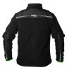 NEO TOOLS Polár Munkavédelmi kabát, PREMIUM, fekete, cordura megerősítésekkel, 300g/m2, M 81-507-M