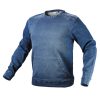 NEO TOOLS Munkapulóver, farmer, DENIM, 77% pamut, L 81-512-L