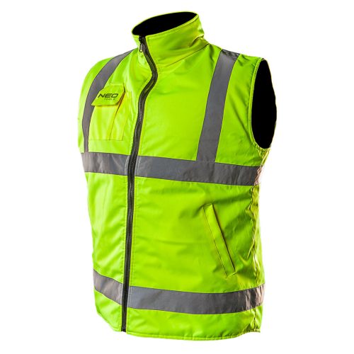NEO TOOLS Kifordítható láthatósági Munkavédelmi mellény, XL 81-520-XL