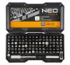 NEO TOOLS Csavarhúzó bitkészlet 100db 25 év garanciával 06-104