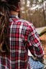 NEO TOOLS Flanel munkaing, piros-fekete-fehér, 100% pamut, XL 81-540-XL
