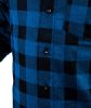 NEO TOOLS Flanel munkaing, tengerészkék-fekete, 100% pamut, M 81-545-M