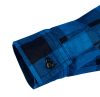 NEO TOOLS Flanel munkaing, tengerészkék-fekete, 100% pamut, M 81-545-M