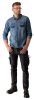 NEO TOOLS Farmer munkaing, DENIM, 100% pamut, S 81-549-S