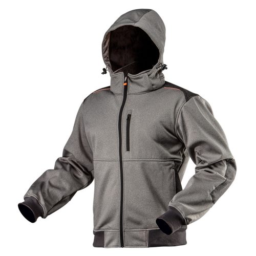 NEO TOOLS Softshell Munkavédelmi kabát, levehető kapucnival, L 81-551-L
