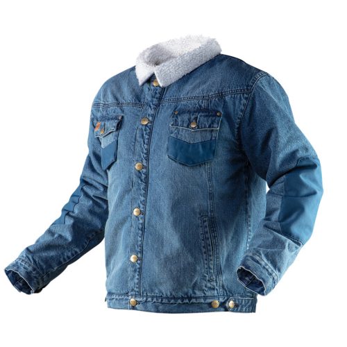 NEO TOOLS Farmer Munkavédelmi kabát, DENIM, béléssel, S 81-557-S