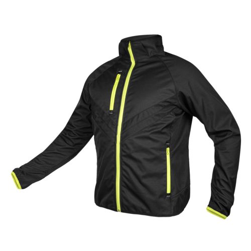 NEO TOOLS Softshell munkavédelmi kabát, fekete-sárga, M 81-562-M