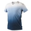 NEO TOOLS Munkavédelmi póló, kék árnyékmintás, DENIM, 100% pamut, 180g/m2, XL 81-602-XL