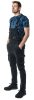 NEO TOOLS Munkavédelmi póló, CAMO Navy, tengerészkék, terepmintás, 100% pamut, M 81-603-M