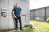 NEO TOOLS Munkavédelmi póló, CAMO Navy, tengerészkék, terepmintás, 100% pamut, XL 81-603-XL
