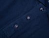 NEO TOOLS Munkavédelmi póló, galléros, kék, DENIM, 100% pamut, 200g/m2, XL 81-606-XL