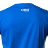 NEO TOOLS Munkavédelmi póló, HD+, kék, 100% pamut, M 81-615-M
