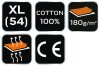 NEO TOOLS Munkavédelmi póló, zöld, 100% pamut, 180g/m2, XL 81-647-XL