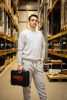 NEO TOOLS Melegítő felső COMFORT, szürke, 79% pamut, L 81-650-L