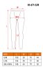 NEO TOOLS Thermo aláöltözet nadrág, BASIC, S/M 81-671-S/M