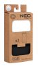 NEO TOOLS Munkavédelmi póló, fekete-fehér, ujjatlan, 95%pamut, 5%elasztán, 2db/cs, L 81-677-L
