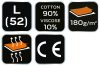 NEO TOOLS Munkavédelmi póló, hosszú ujjú, szürke, 90% pamut, L 81-690-L