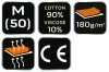 NEO TOOLS Munkavédelmi póló, hosszú ujjú, szürke, 90% pamut, M 81-690-M