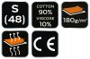 NEO TOOLS Munkavédelmi póló, hosszú ujjú, szürke, 90% pamut, S 81-690-S