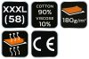 NEO TOOLS Munkavédelmi póló, hosszú ujjú, szürke, 90% pamut, XXXL 81-690-XXXL