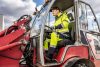 NEO TOOLS Láthatósági Softshell Munkavédelmi kabát, kapucnival, sárga, M 81-700-M