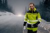 NEO TOOLS Láthatósági Softshell Munkavédelmi kabát, kapucnival, sárga, XXL 81-700-XXL