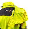 NEO TOOLS Láthatósági Softshell Munkavédelmi kabát, kapucnival, sárga, XXL 81-700-XXL