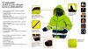 NEO TOOLS Láthatósági Munkavédelmi kabát, extrán szigetelt, sárga, S 81-710-S