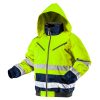 NEO TOOLS Láthatósági Munkavédelmi kabát, extrán szigetelt, sárga, XXL 81-710-XXL