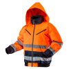 NEO TOOLS Láthatósági Munkavédelmi kabát, extrán szigetelt, narancssárga, XXL 81-711-XXL