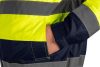 NEO TOOLS Láthatósági munkavédelmi kabát, szigetelt, sárga, 3 az 1-ben, M 81-714-M