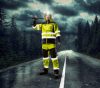 NEO TOOLS Láthatósági Munkavédelmi kabát, vízálló, sárga, S 81-720-S