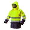 NEO TOOLS Láthatósági Munkavédelmi kabát, vízálló, sárga, XL 81-720-XL