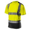 NEO TOOLS Láthatósági Munkavédelmi póló, sárga, sötét alsó résszel, M 81-730-M