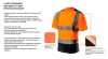 NEO TOOLS Láthatósági Munkavédelmi póló, narancssárga, sötét alsó résszel, L 81-731-L