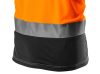 NEO TOOLS Láthatósági Munkavédelmi póló, narancssárga, sötét alsó résszel, XL 81-731-XL