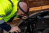 NEO TOOLS Láthatósági Polár Munkavédelmi kabát, sárga, L 81-740-L