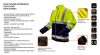 NEO TOOLS Láthatósági Polár Munkavédelmi kabát, sárga, L 81-740-L