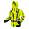 NEO TOOLS Láthatósági Munkavédelmi kabát, citromsárga, kapucnival, L 81-745-L