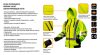 NEO TOOLS Láthatósági Munkavédelmi kabát, citromsárga, kapucnival, L 81-745-L