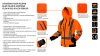 NEO TOOLS Láthatósági Munkavédelmi kabát, narancssárga, kapucnival, XXL 81-746-XXL