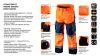 NEO TOOLS Láthatósági munkanadrág, softshell, narancssárga, XXL 81-751-XXL