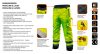 NEO TOOLS Láthatósági Softshell Munkásnadrág, citromsárga, L 81-760-L