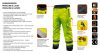 NEO TOOLS Láthatósági Softshell Munkásnadrág, citromsárga, L 81-760-L