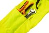 NEO TOOLS Láthatósági kantáros munkanadrág, lélegző, 240gsm, Polyester+pamut, sárga, M 81-777-M
