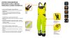 NEO TOOLS Láthatósági kantáros munkanadrág, lélegző, 240gsm, Polyester+pamut, sárga, M 81-777-M